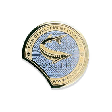 Coin for opening cans of caviar