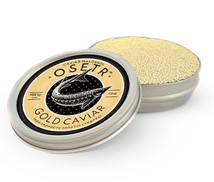Golden sterlet caviar